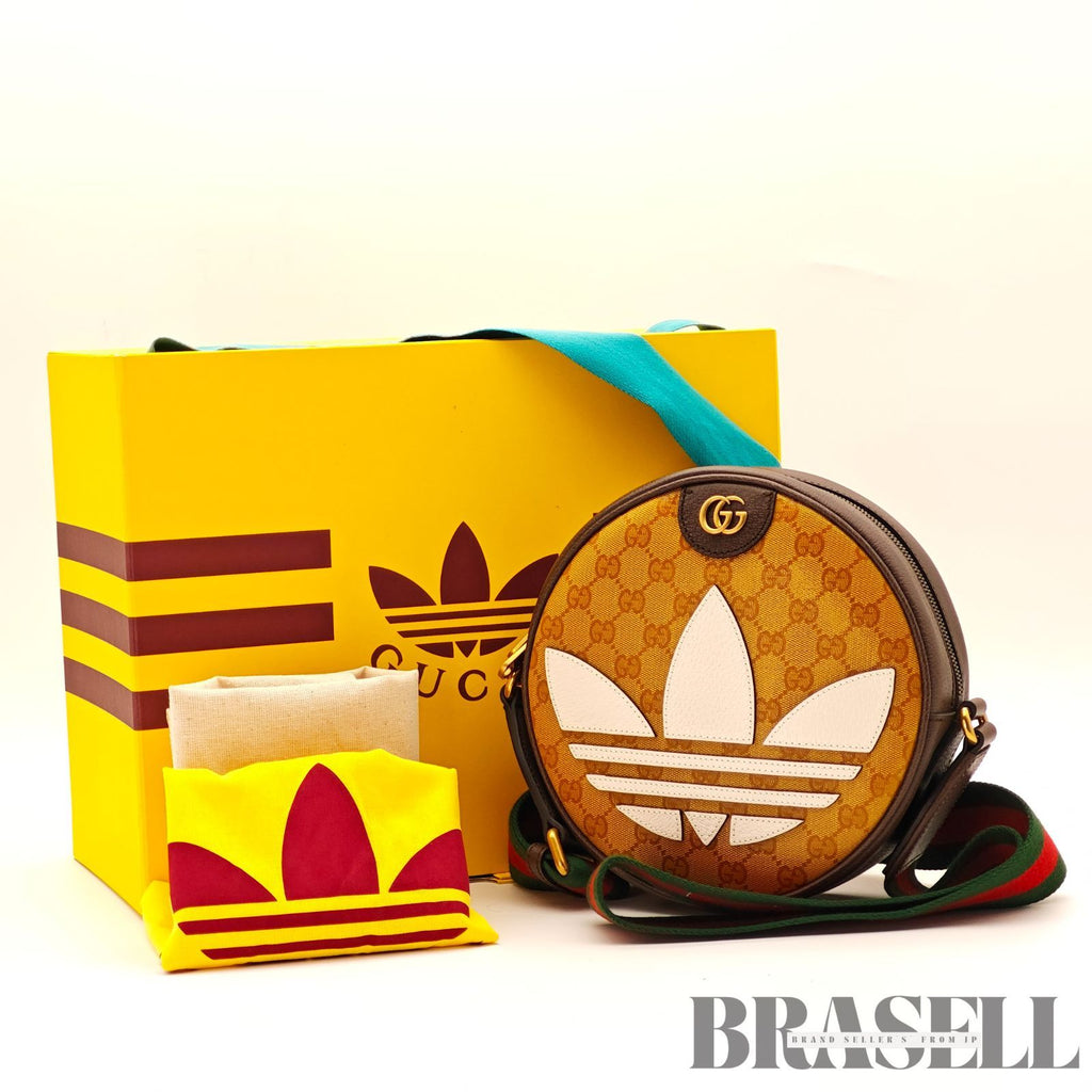 Gucci Ophidia Round Mini Shoulder Bag Crossbody GG Canvas 【ImportFeeFREE】