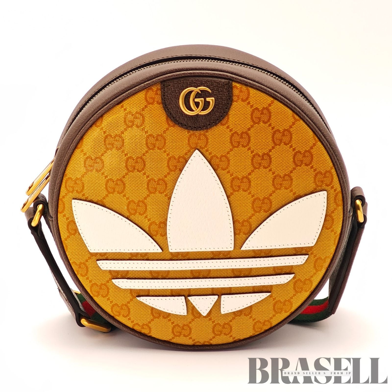 Gucci Ophidia Round Mini Shoulder Bag Crossbody GG Canvas 【ImportFeeFREE】
