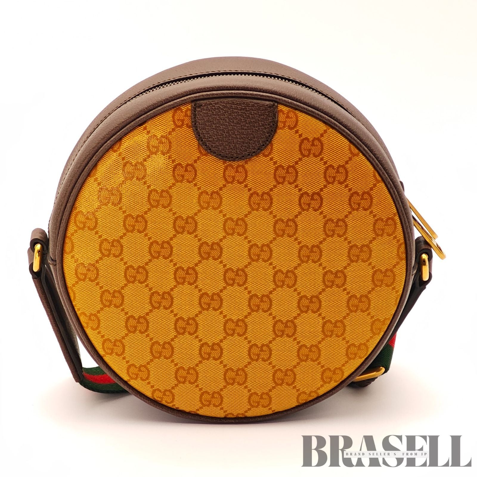 Gucci Ophidia Round Mini Shoulder Bag Crossbody GG Canvas 【ImportFeeFREE】