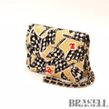 CHANEL CC Quilted Mini Chain Shoulder Bag Beige Graphic Print 【ImportFeeFREE】