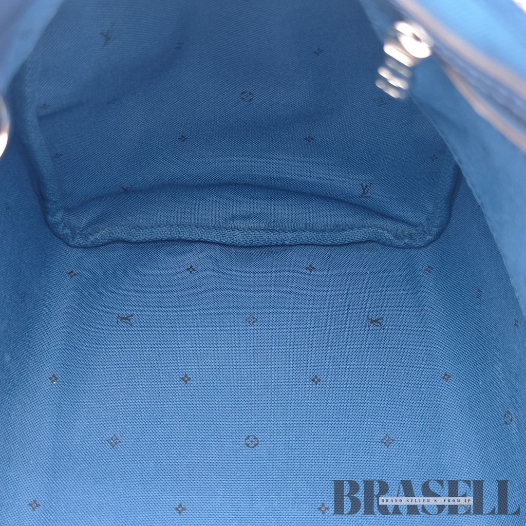 LOUIS VUITTON Speedy Bandouliere M45146 Blue White 2way 【ImportFeeFREE】