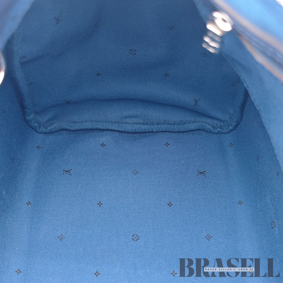 LOUIS VUITTON Speedy Bandouliere M45146 Blue White 2way 【ImportFeeFREE】