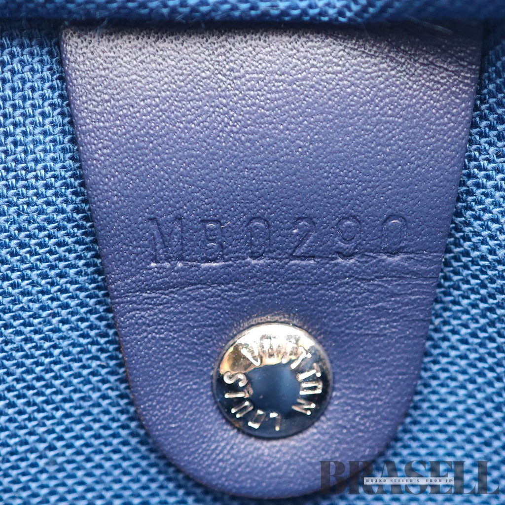 LOUIS VUITTON Speedy Bandouliere M45146 Blue White 2way 【ImportFeeFREE】