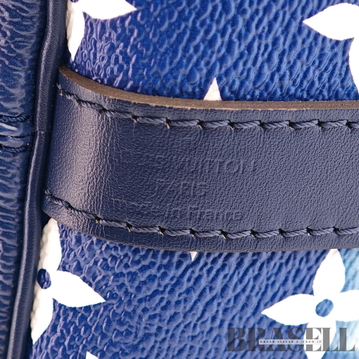 LOUIS VUITTON Speedy Bandouliere M45146 Blue White 2way 【ImportFeeFREE】