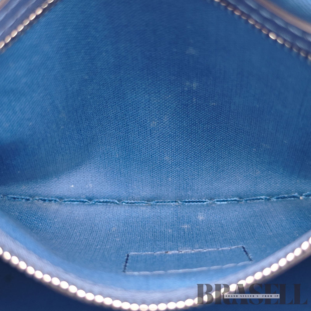 LOUIS VUITTON Speedy Bandouliere M45146 Blue White 2way 【ImportFeeFREE】