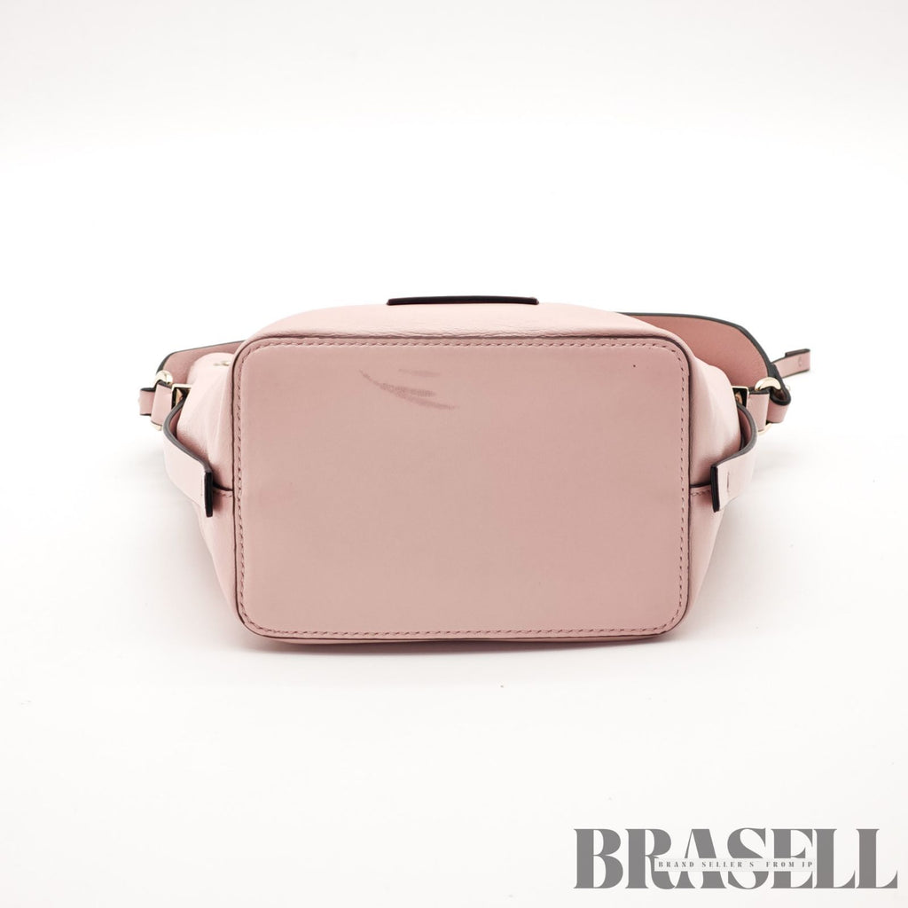 Valentino Garavani Pink Mini Bucket 2Way Handbag Shoulder Bag 【ImportFeeFREE】