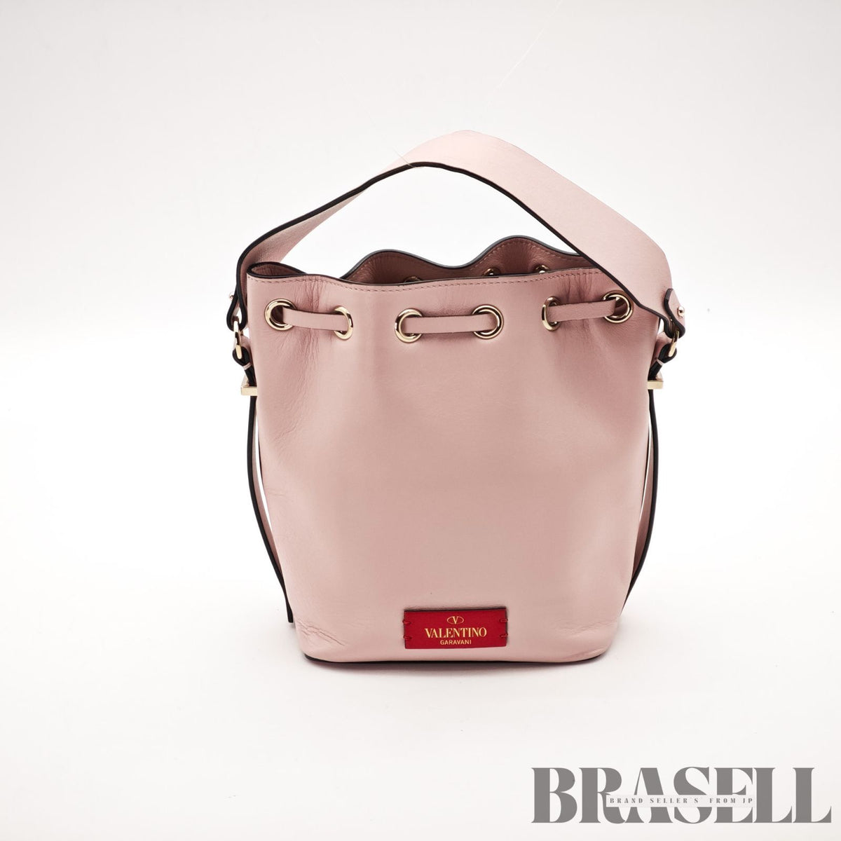 Valentino Garavani Pink Mini Bucket 2Way Handbag Shoulder Bag 【ImportFeeFREE】