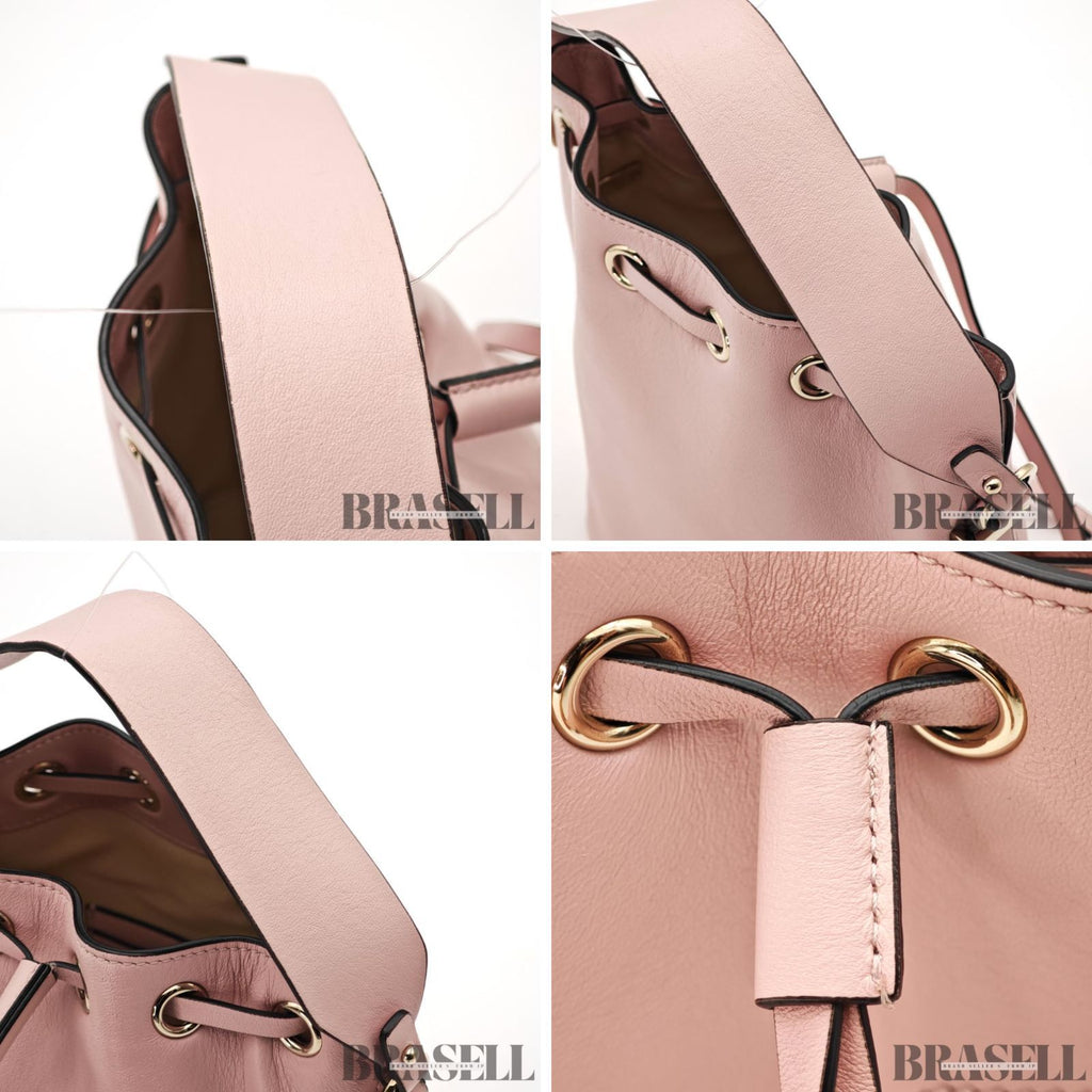 Valentino Garavani Pink Mini Bucket 2Way Handbag Shoulder Bag 【ImportFeeFREE】
