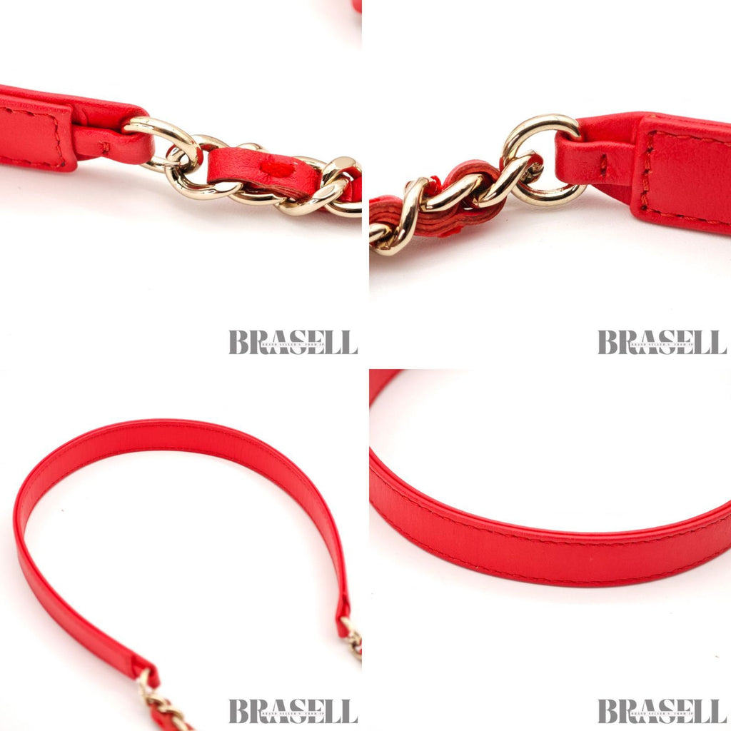 CHANEL CC Filigree Tricolor Mini Bag Red Blue White Coco Mark 【ImportFeeFREE】