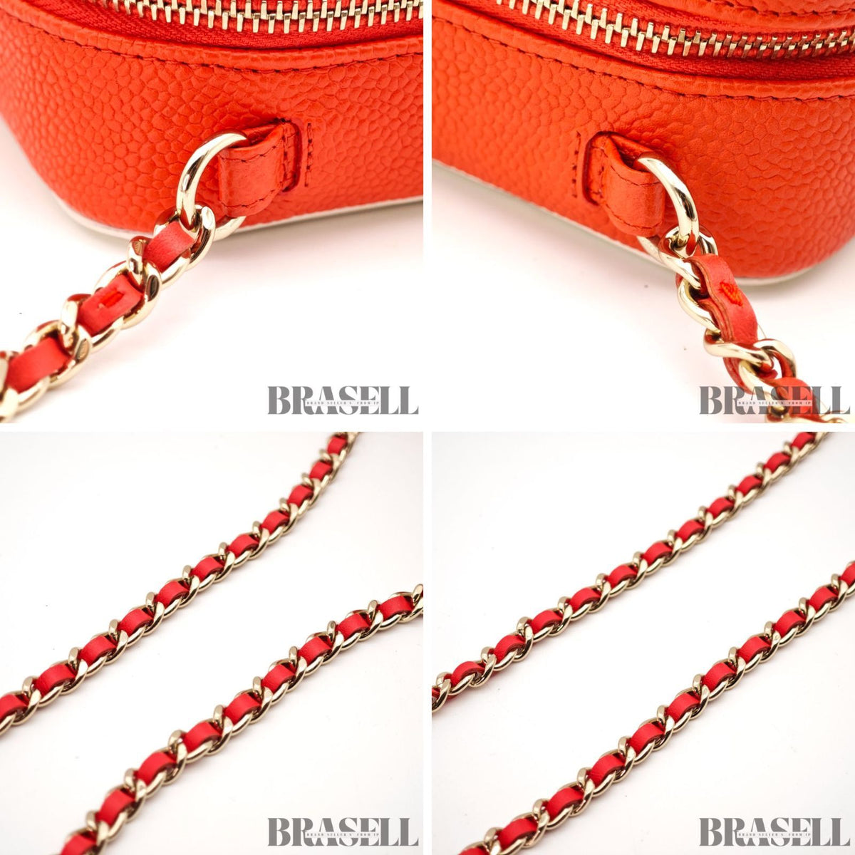 CHANEL CC Filigree Tricolor Mini Bag Red Blue White Coco Mark 【ImportFeeFREE】