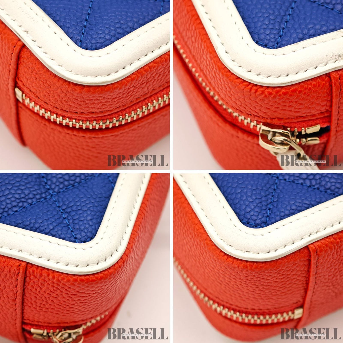 CHANEL CC Filigree Tricolor Mini Bag Red Blue White Coco Mark 【ImportFeeFREE】