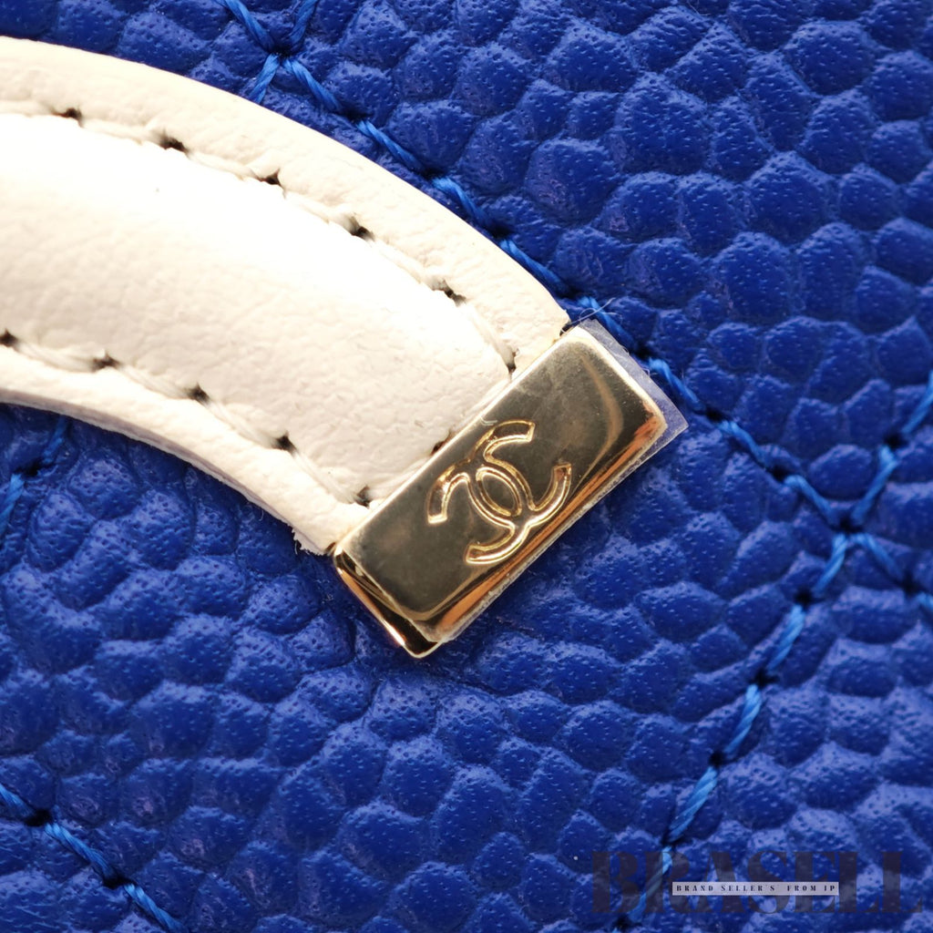 CHANEL CC Filigree Tricolor Mini Bag Red Blue White Coco Mark 【ImportFeeFREE】