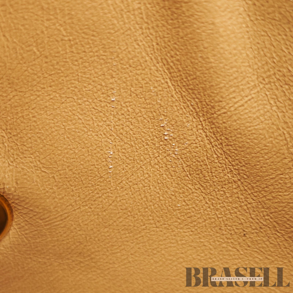 CHANEL Beige Top Handle Flap Bag Coco Mark Handbag Leather 【ImportFeeFREE】