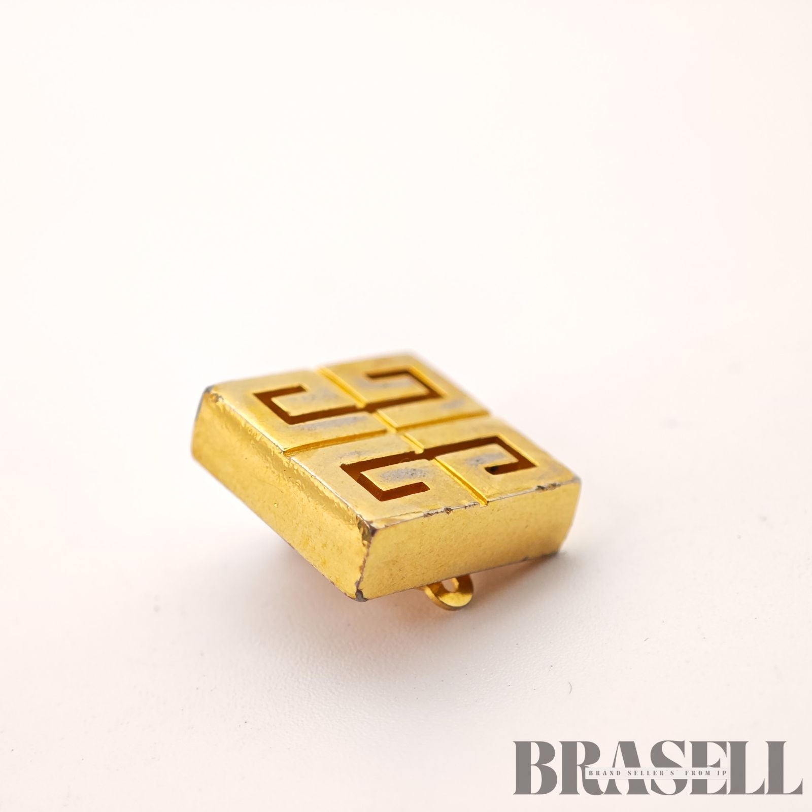 Givenchy Gold Tone Clip-On Earrings Vintage Fashion Jewelry【ImportFeeFREE】