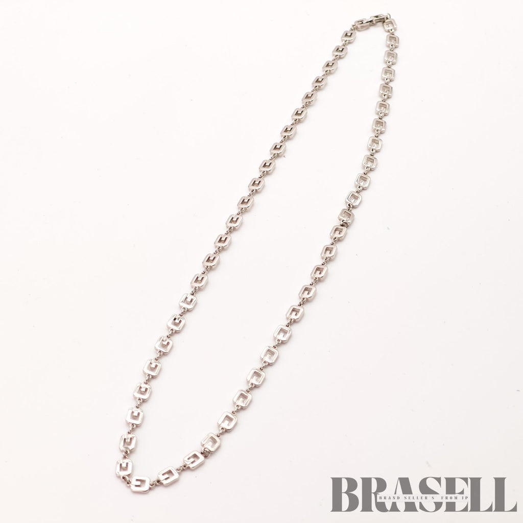 Givenchy Silver Tone Necklace Vintage Fashion Necklace【ImportFeeFREE】