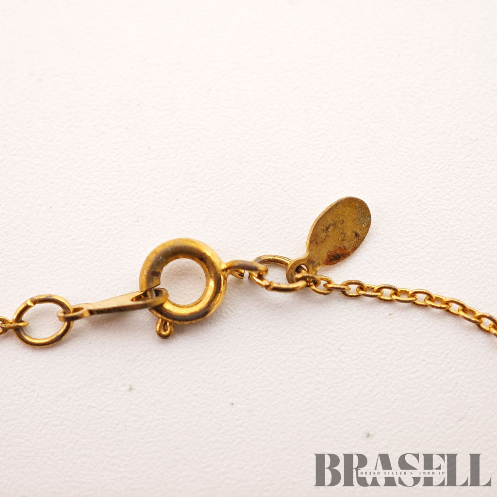Givenchy G Logo Necklace Gold Tone Vintage Jewelry【ImportFeeFREE】