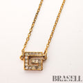 Givenchy G Logo Necklace Gold Tone Vintage Jewelry【ImportFeeFREE】
