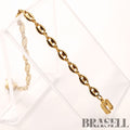 Givenchy G Logo Bracelet Gold Tone Vintage Fashion Jewelry【ImportFeeFREE】