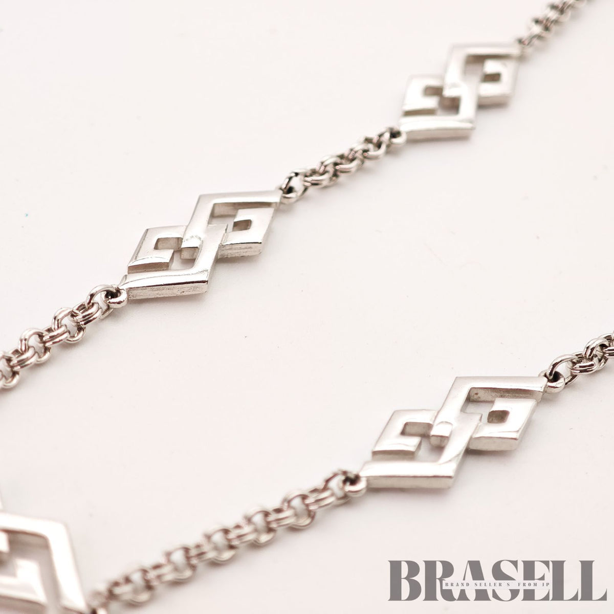 Givenchy G Logo Necklace Silver Tone Women's Vintage Necklace【ImportFeeFREE】