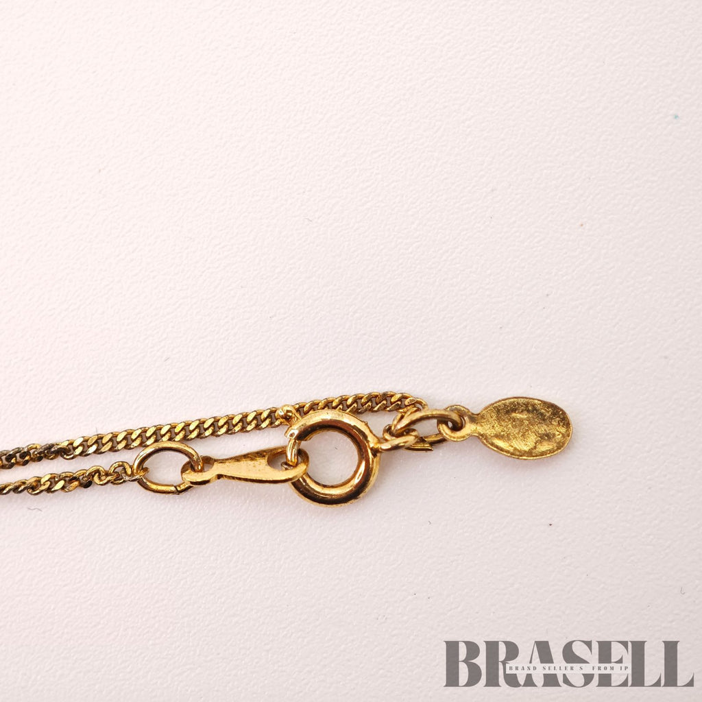 Givenchy G Logo Necklace Gold Tone Vintage Necklace【ImportFeeFREE】