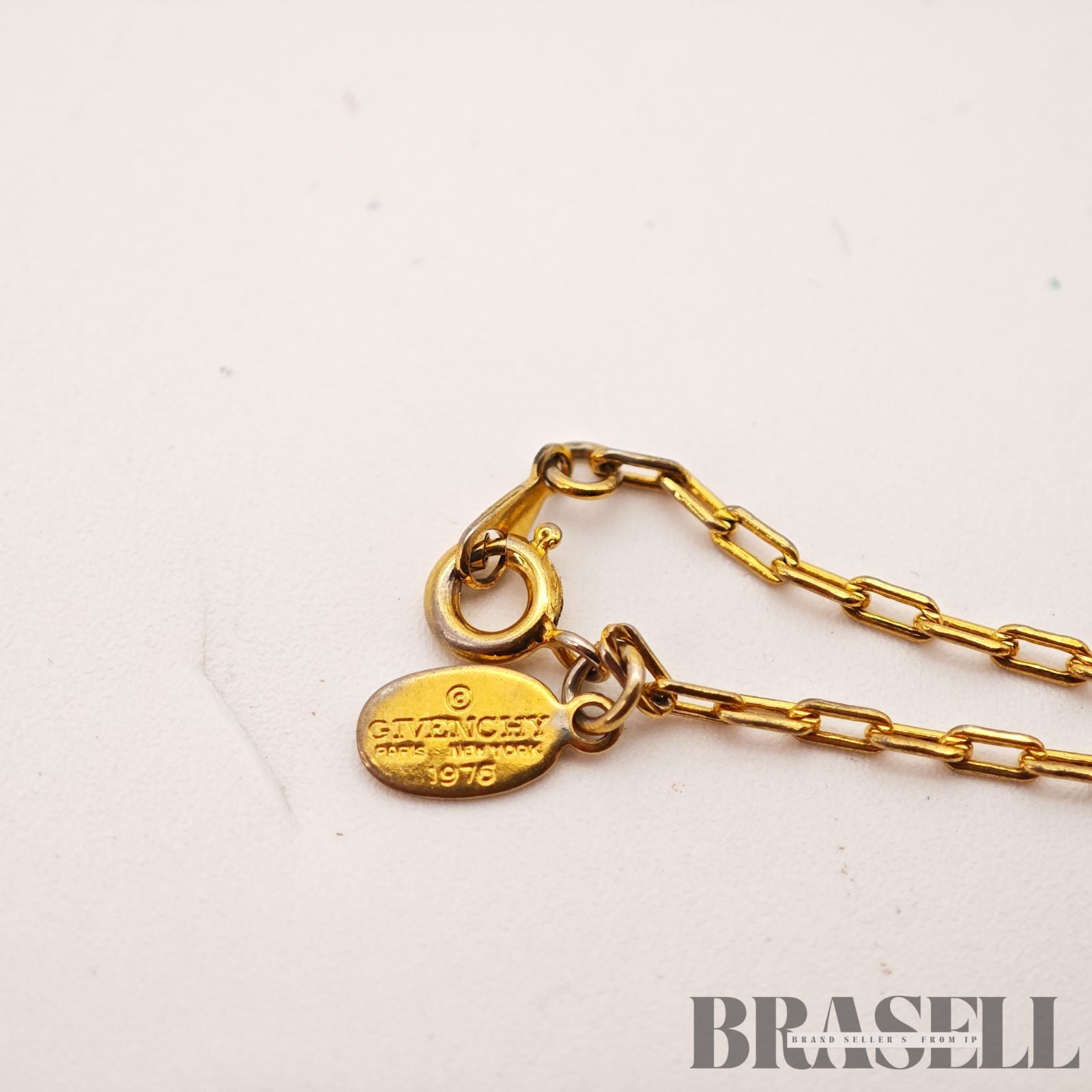 Givenchy G Logo Gold Tone Necklace Fashion Jewelry Pendant【ImportFeeFREE】
