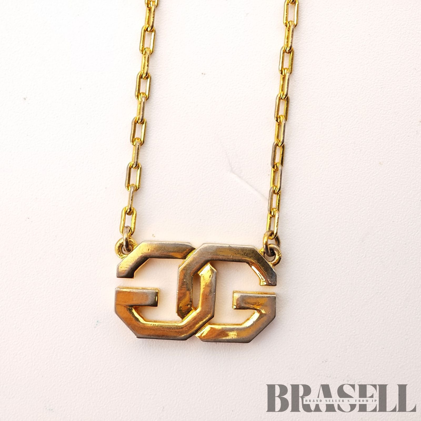 Givenchy G Logo Gold Tone Necklace Fashion Jewelry Pendant【ImportFeeFREE】