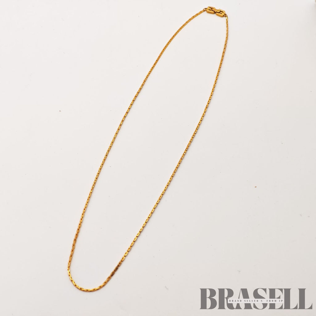 Givenchy Long Chain Gold Tone Necklace 30.1in Women's Fashion【ImportFeeFREE】