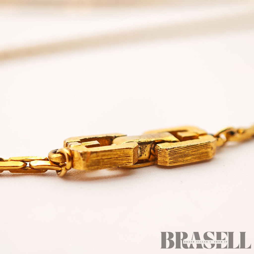 Givenchy Long Chain Gold Tone Necklace 30.1in Women's Fashion【ImportFeeFREE】