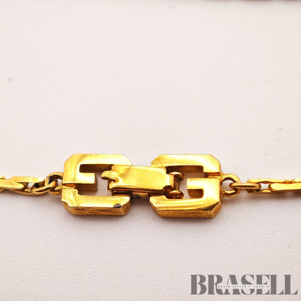 Givenchy Long Chain Gold Tone Necklace 30.1in Women's Fashion【ImportFeeFREE】