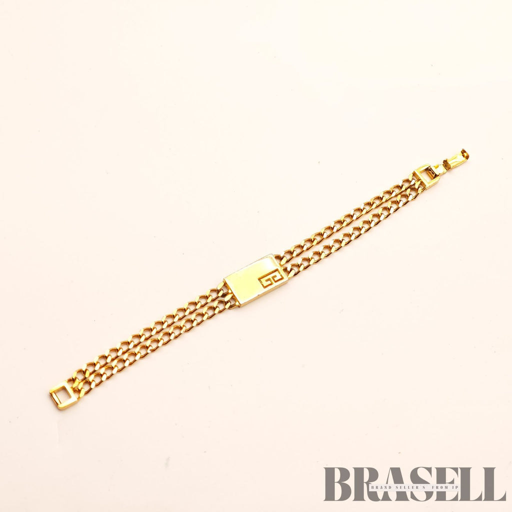 Givenchy Gold Tone Chain Bracelet G Logo Women's Vintage 【ImportFeeFREE】