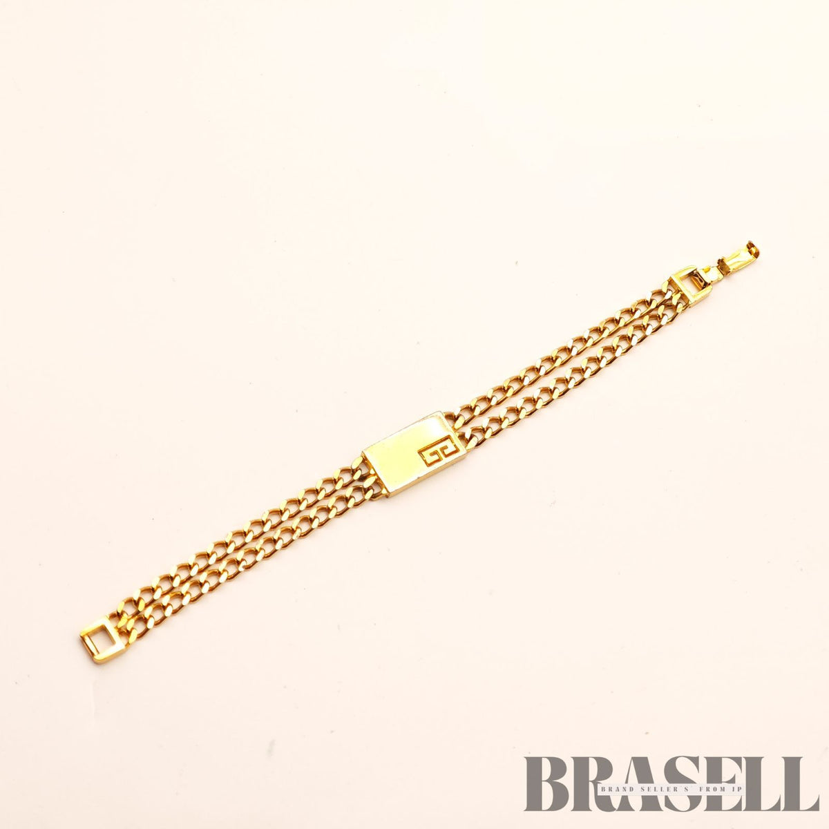 Givenchy Gold Tone Chain Bracelet G Logo Women's Vintage 【ImportFeeFREE】