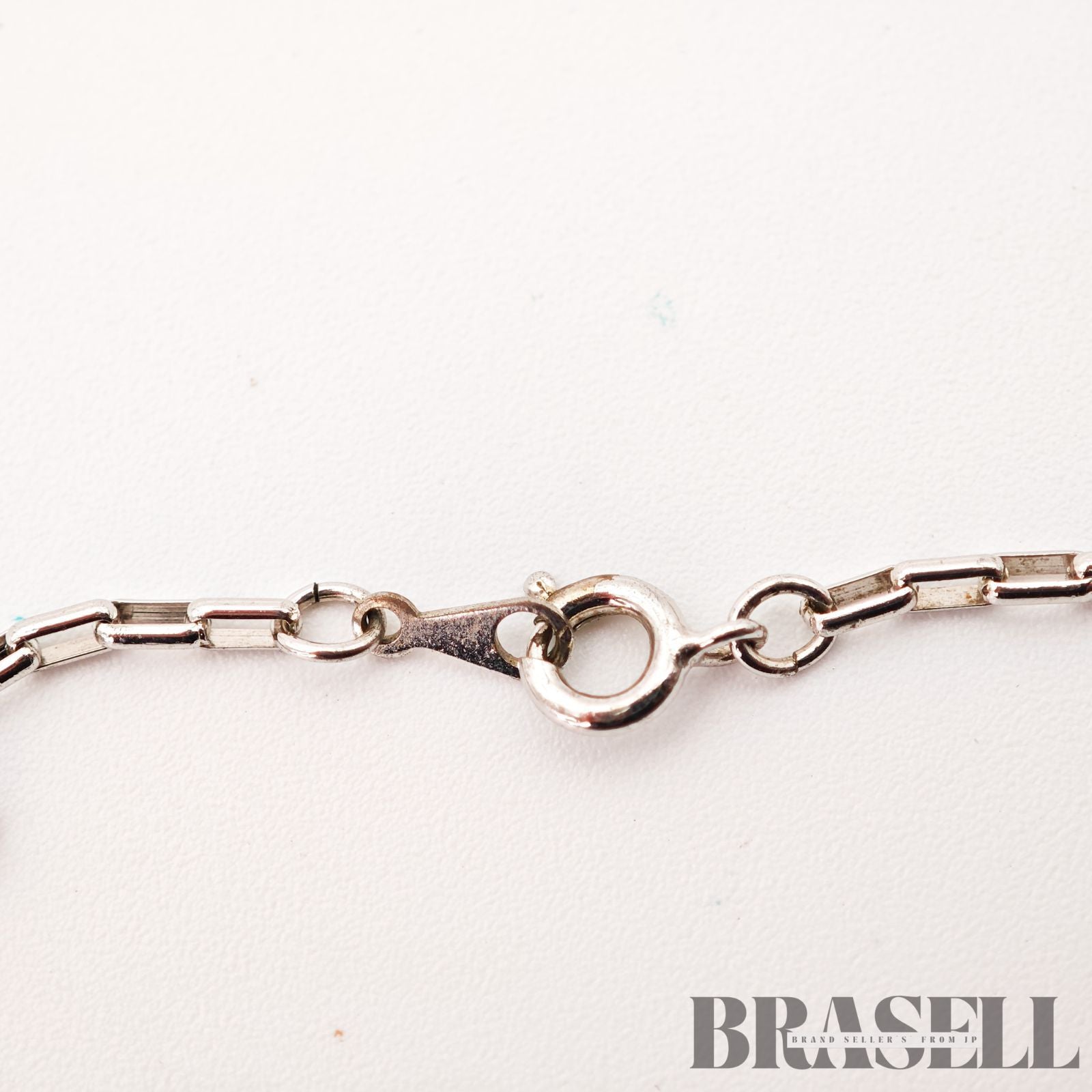 Givenchy G Logo Rhinestone Silver Tone Necklace Women's 【ImportFeeFREE】