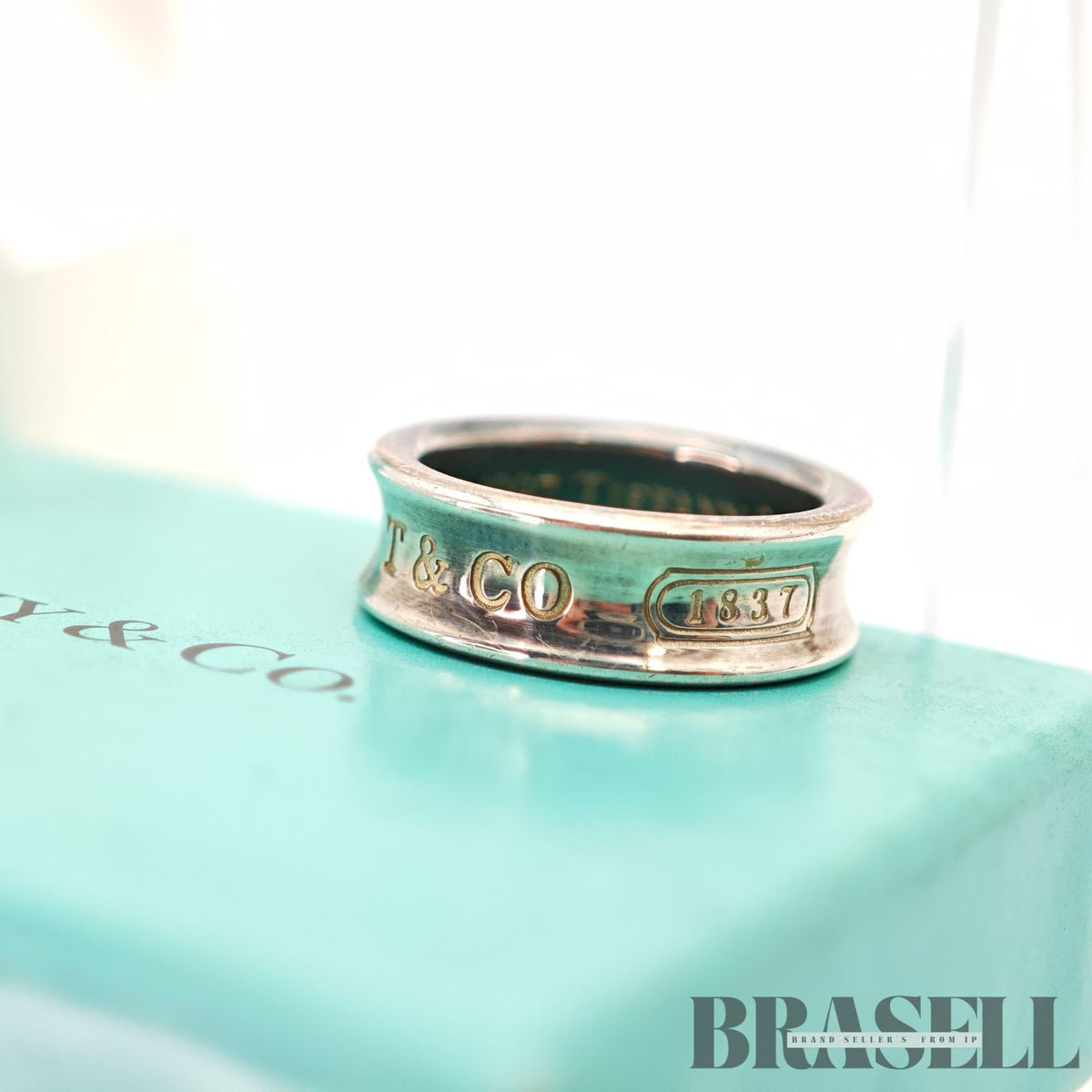 Tiffany & Co. 1837 Narrow Ring Sterling Silver Women's Ring 【ImportFeeFREE】