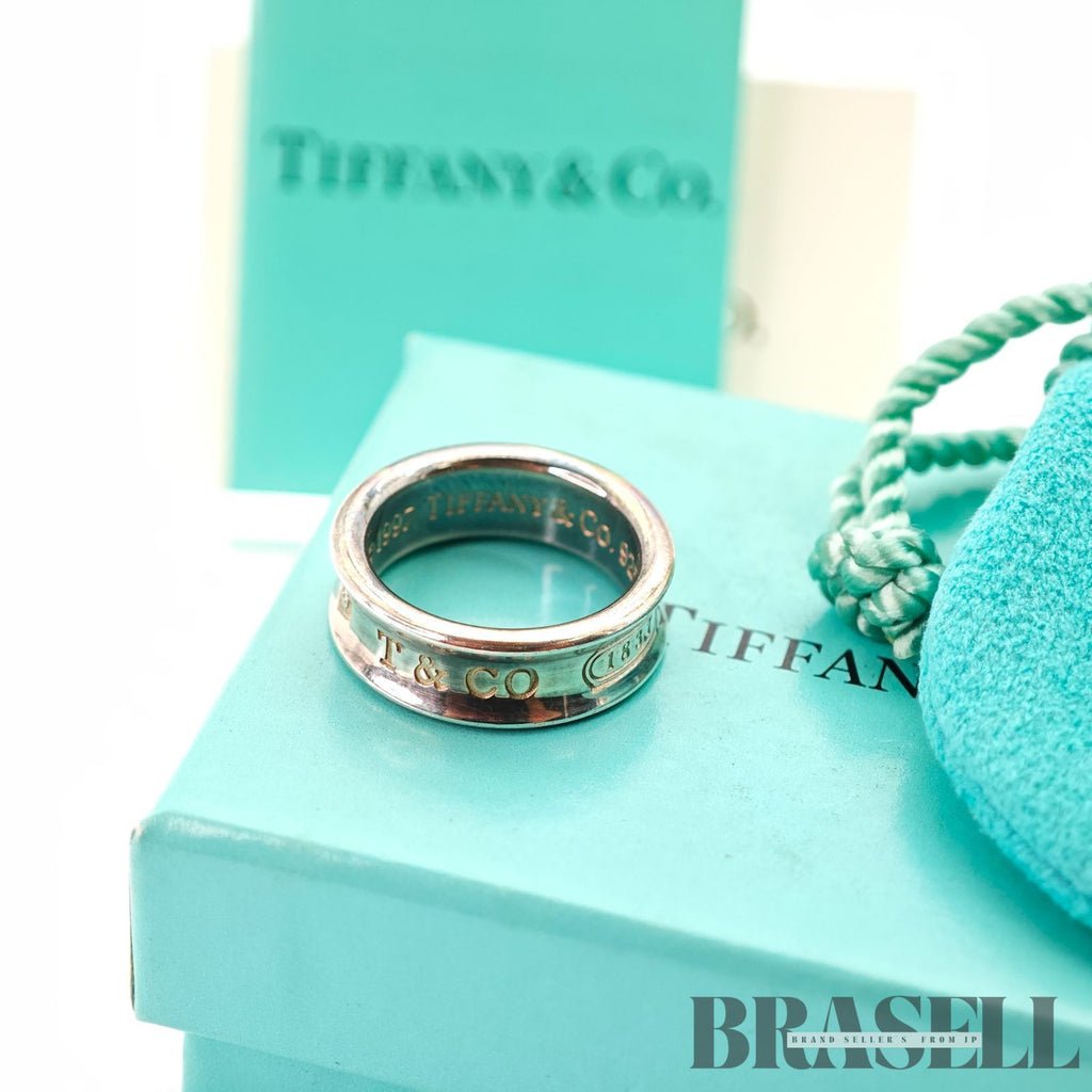 Tiffany & Co. 1837 Narrow Ring Sterling Silver Women's Ring 【ImportFeeFREE】