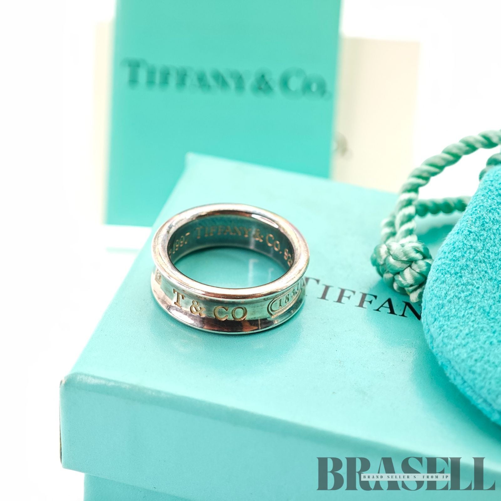 Tiffany & Co. 1837 Narrow Ring Sterling Silver Women's Ring 【ImportFeeFREE】
