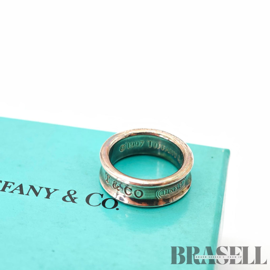Tiffany & Co. 1837 Narrow Ring Sterling Silver Women's Ring 【ImportFeeFREE】