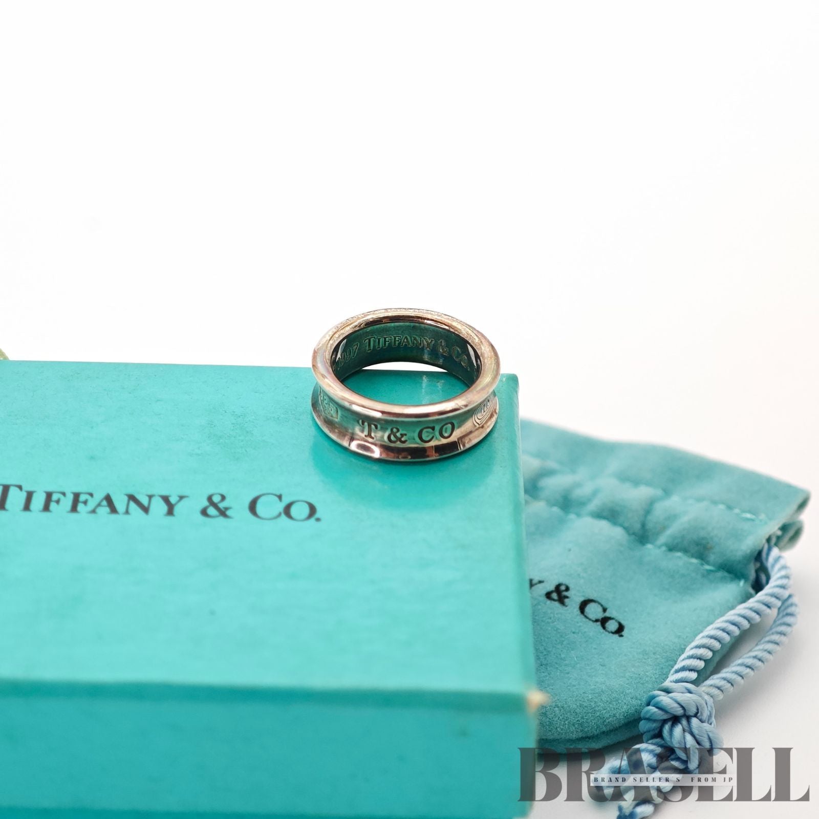 Tiffany & Co. 1837 Narrow Ring Sterling Silver Women's Ring 【ImportFeeFREE】