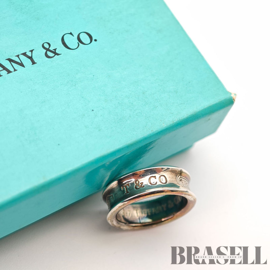 Tiffany & Co. 1837 Narrow Ring Sterling Silver Women's Ring 【ImportFeeFREE】