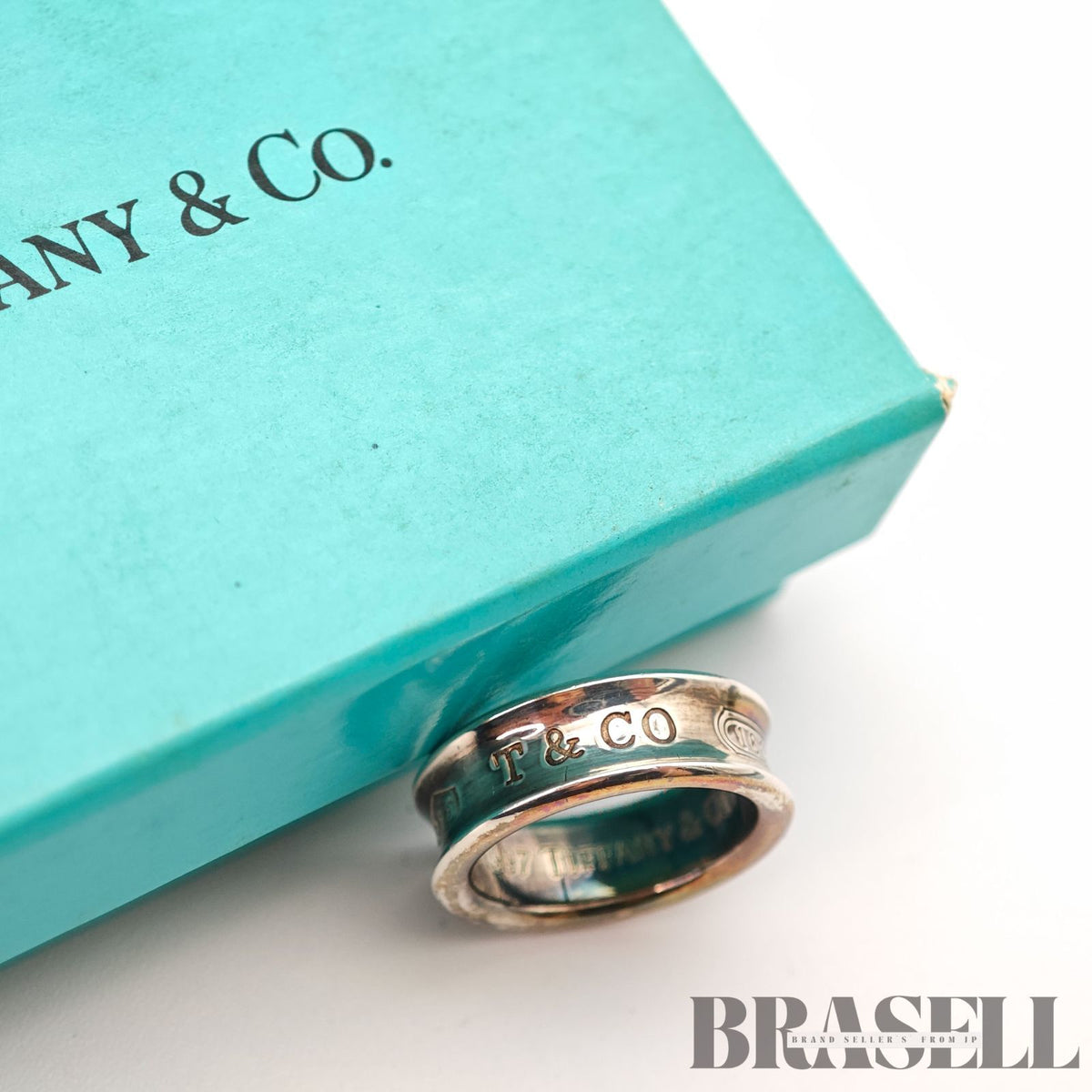 Tiffany & Co. 1837 Narrow Ring Sterling Silver Women's Ring 【ImportFeeFREE】