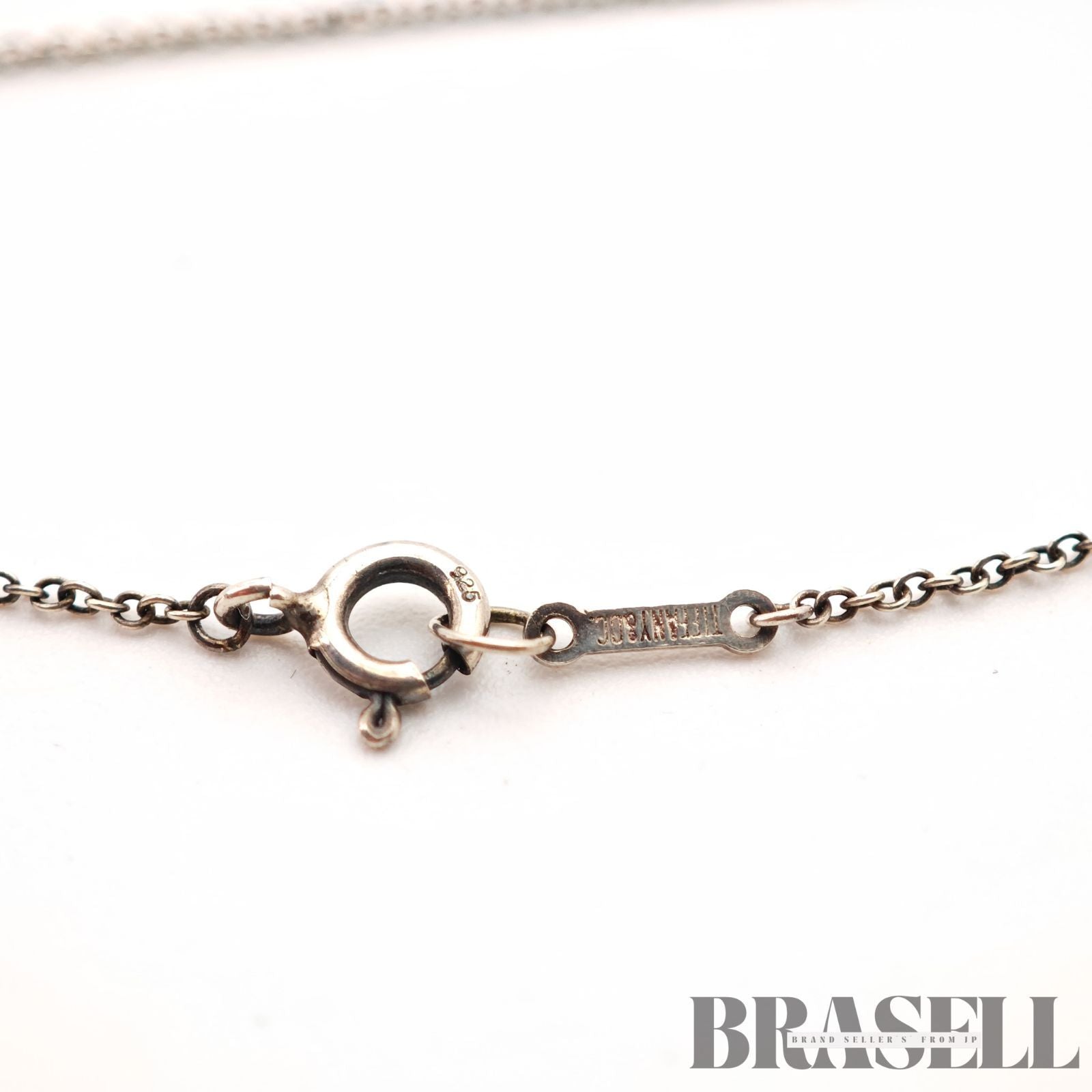 Tiffany & Co. Open Heart Necklace Sterling Silver Women's 【ImportFeeFREE】