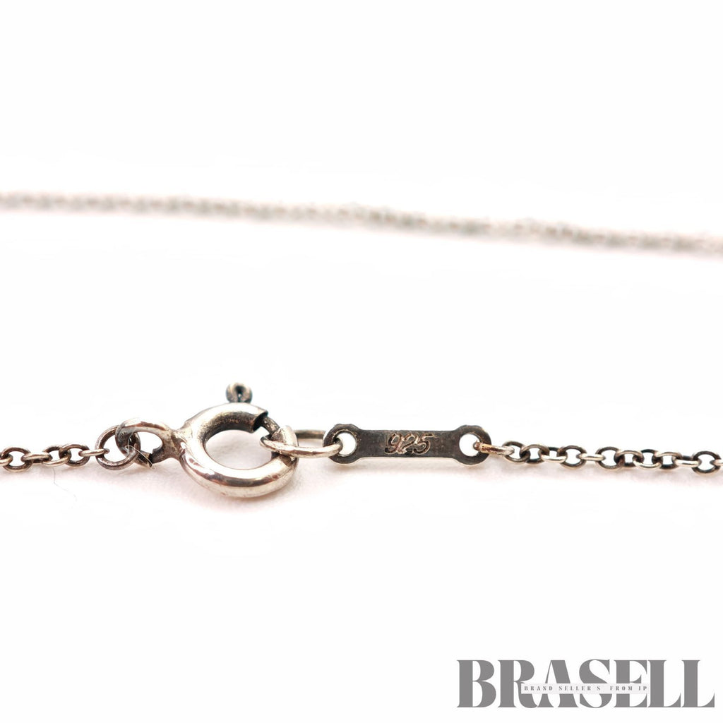 Tiffany & Co. Open Heart Necklace Sterling Silver Women's 【ImportFeeFREE】