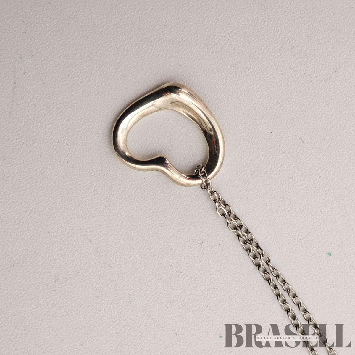 Tiffany & Co. Open Heart Necklace Sterling Silver Necklace【ImportFeeFREE】