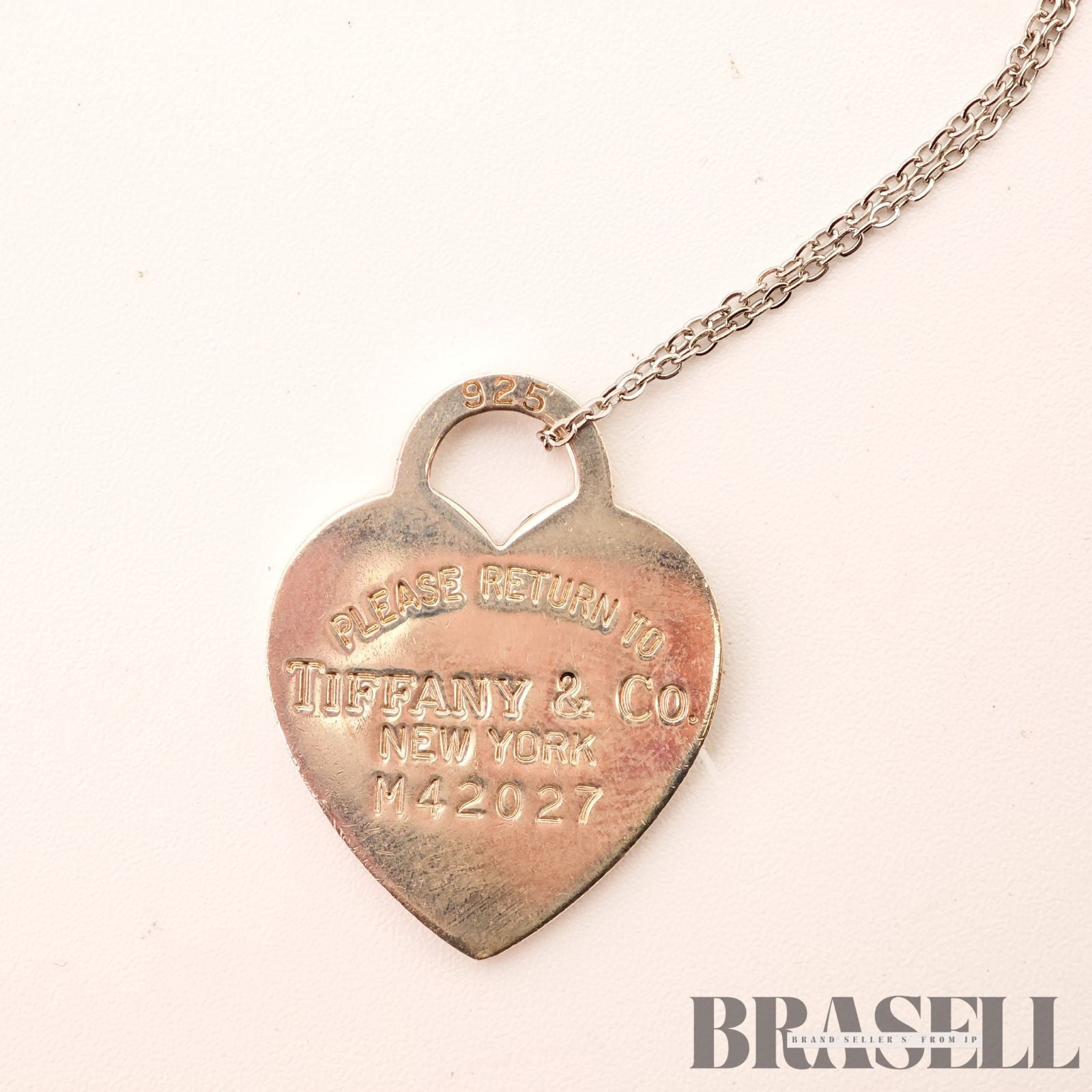 Tiffany & Co. Return to Tiffany Heart Tag Necklace Sterling【ImportFeeFREE】
