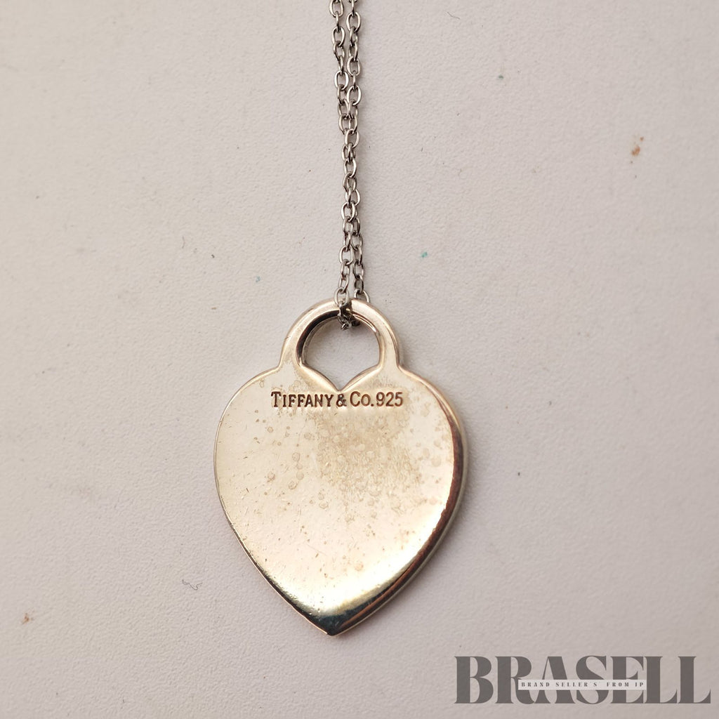 Tiffany & Co. Return to Tiffany Heart Tag Necklace Sterling【ImportFeeFREE】