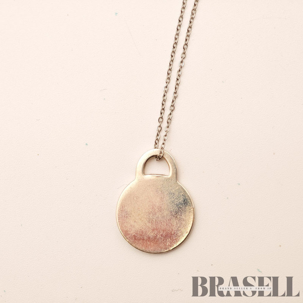 Tiffany & Co. Return to Tiffany Round Tag Necklace Sterling 【ImportFeeFREE】