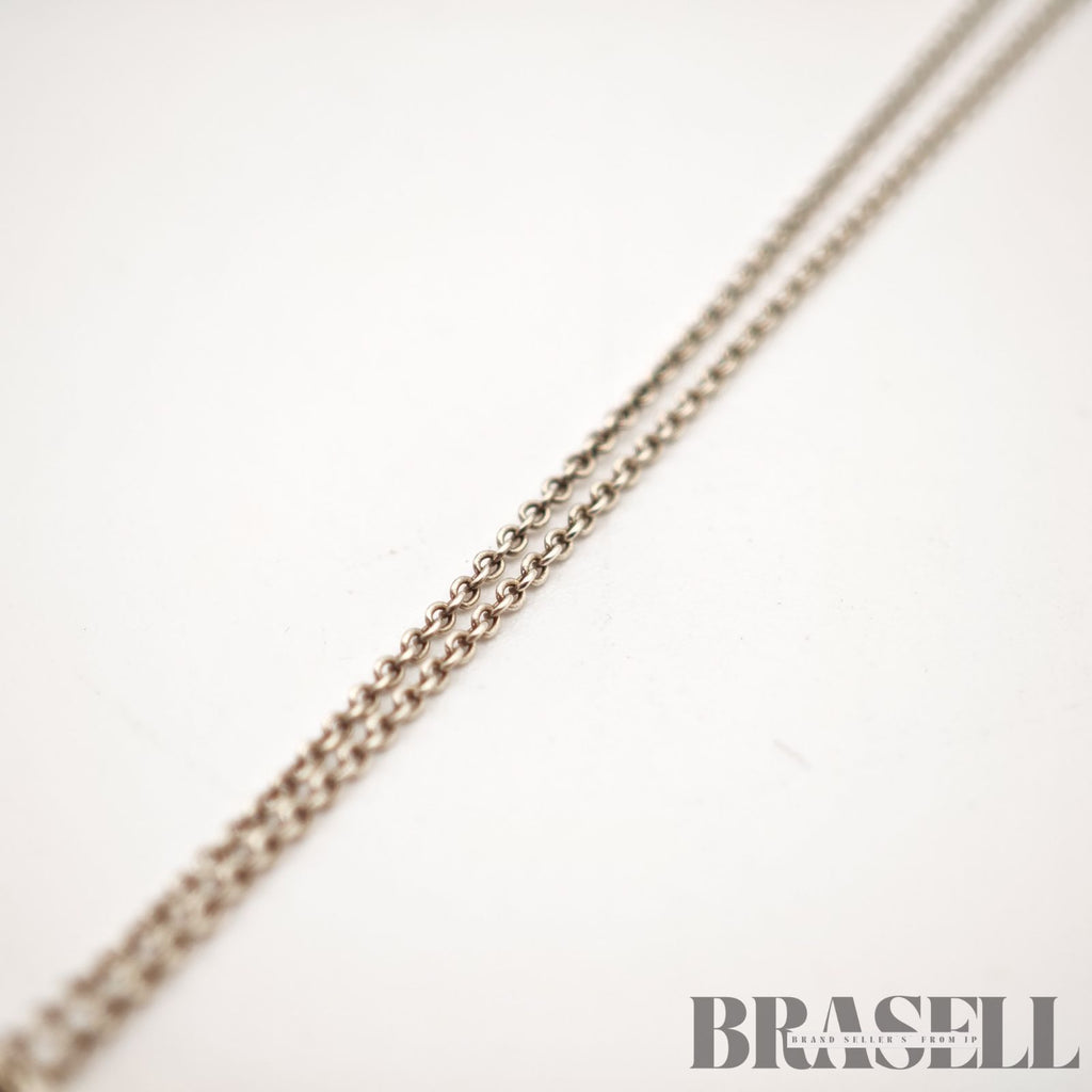 Tiffany & Co. Open Heart Necklace Sterling Silver 【ImportFeeFREE】