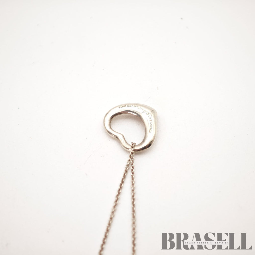 Tiffany & Co. Open Heart Necklace Sterling Silver 【ImportFeeFREE】