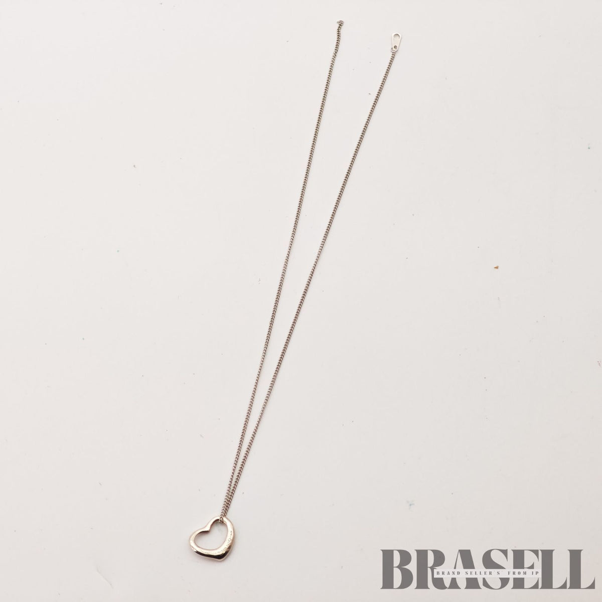 Tiffany & Co. Open Heart Necklace Sterling Silver 【ImportFeeFREE】