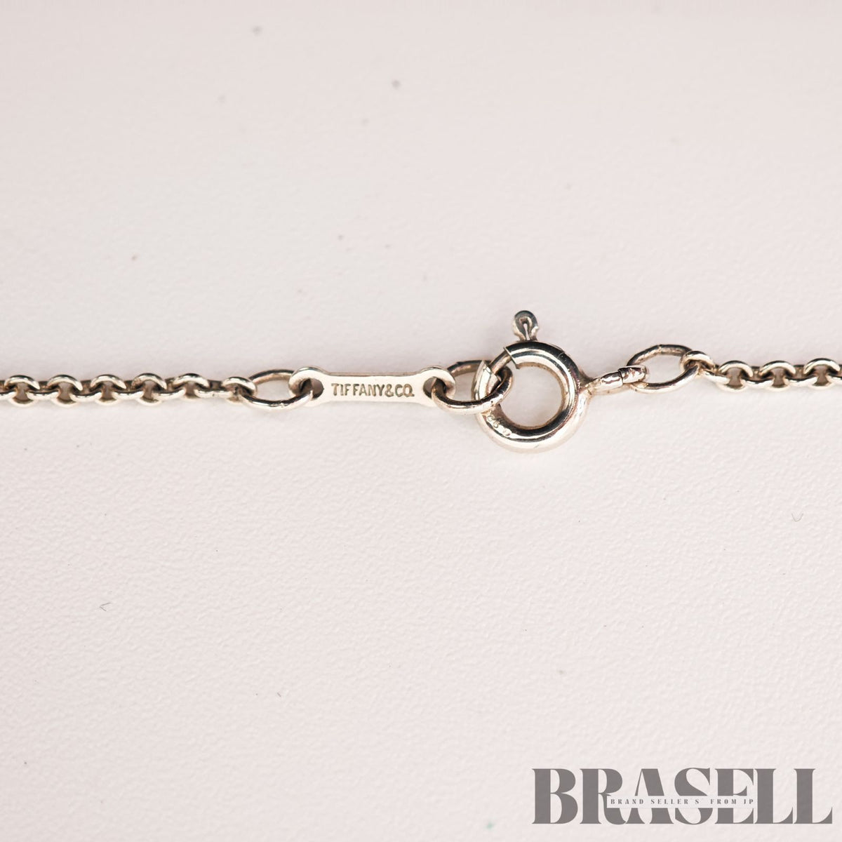 Tiffany & Co. Open Heart Necklace Sterling Silver 41.5cm【ImportFeeFREE】