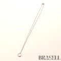 Tiffany & Co. Open Heart Necklace Sterling Necklace 45.5cm【ImportFeeFREE】